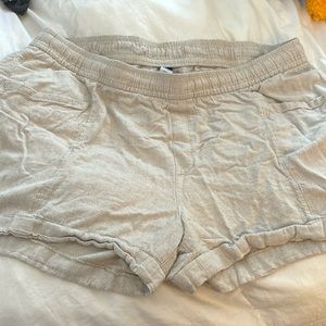 Khaki cotton old navy shorts